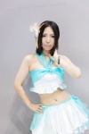 bracelet cosplay halter_top headdress hotori matsui_jurina_(cosplay) miniskirt ske48 skirt tiered_skirt rating:Safe score:0 user:pixymisa