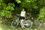 bicycle hip!_hop! miniskirt natsuki_riko skirt sleeveless_blouse rating:Safe score:1 user:nil!