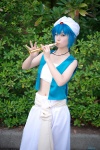 aladdin_(magi) blue_eyes blue_hair cosplay croptop crossplay flute magi:_the_labyrinth_of_magic maitako sirwal turban vest rating:Safe score:0 user:pixymisa
