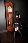 akiyama_mio bass blouse cosplay hairband kneehighs k-on! miniskirt necoco skirt rating:Safe score:0 user:nil!