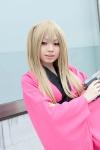 blonde_hair cosplay croptop gintama gun kijima_matako pistol side_ponytail soubi_zero rating:Safe score:0 user:pixymisa