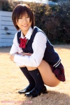 blouse costume kizuki_jui kneesocks pleated_skirt school_uniform skirt sweater_vest rating:Safe score:0 user:nil!