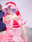 blue_hair cosplay dress hat remilia_scarlet touhou wings yoppy rating:Safe score:0 user:pixymisa
