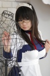 apron chocoball chokomania_3 cosplay dress glasses hairband maid maid_uniform suzumiya_haruhi_no_yuuutsu waitress rating:Safe score:1 user:nil!