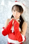 collar costume dress elbow_gloves gloves hayase_mizuki santa_costume stocking_cap twintails rating:Safe score:0 user:nil!