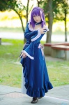 boots cosplay fate/hollow_ataraxia fate/series gown hair_ribbons hazuki_minami matou_sakura purple_hair rating:Safe score:1 user:nil!