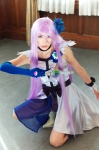 boots cosplay cure_moonlight dress heartcatch_precure! one_elbow_glove pretty_cure purple_hair takamura_aoi tsukikage_yuri wand rating:Safe score:0 user:nil!