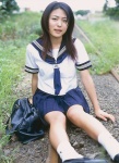 dgc_0124 kawamura_yukie kneesocks pleated_skirt sailor_uniform school_uniform skirt rating:Safe score:0 user:nil!