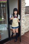 blouse bookbag costume hamada_yuri kneesocks pleated_skirt school_uniform skirt sweater_vest rating:Safe score:1 user:nil!