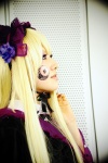 blonde_hair cosplay dress hairband lace pantyhose ruffles saya sound_horizon violette rating:Safe score:0 user:nil!