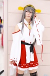 cosplay detached_sleeves hairband kantai_collection kimono miko panmimi pleated_skirt silver_hair skirt tagme_character thighhighs zettai_ryouiki rating:Safe score:0 user:nil!