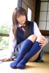 blouse dgc_0060 kikuchi_miwa kneesocks pleated_skirt school_uniform skirt vest rating:Safe score:0 user:nil!