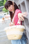 aisu blouse bracelet shoulder_bag tiered_skirt twintails umbrella rating:Safe score:1 user:pixymisa
