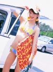 baseball_cap bikini bodyboard sasaki_nozomi side-tie_bikini swimsuit rating:Safe score:1 user:nil!