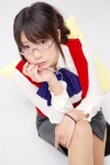 blouse chocoball cosplay glasses kazami_mizuho miniskirt onegai_chokoteacher onegai_teacher pantyhose ponytail sheer_legwear skirt vest rating:Safe score:1 user:nil!