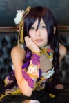 armband corset cosplay hairbow hello!_aki_love_live!_participation itsuki_akira love_live!_school_idol_project purple_hair toujou_nozomi tutu twin_braids white_legwear rating:Safe score:0 user:nil!
