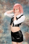 cosplay leather midriff miniskirt pachi-slot_sengen_rio_de_carnival pink_hair rio_rollins_tachibana rurunyah skirt rating:Safe score:0 user:nil!