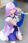 boots cosplay cure_moonlight dress heartcatch_precure! one_elbow_glove pretty_cure purple_hair takamura_aoi tsukikage_yuri wand rating:Safe score:1 user:nil!
