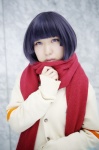 blouse cardigan cosplay kanzaki_mitsuki purple_hair saikin_imouto_no_yousuga_chotto_okashiindaga scarf school_uniform ugiko rating:Safe score:0 user:nil!