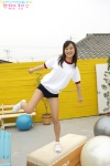 buruma costume gym_uniform kana_yuuki ponytail shorts tshirt vaulting_horse rating:Safe score:0 user:nil!