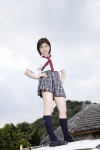 blouse costume kneesocks matsui_erina miniskirt pleated_skirt school_uniform skirt tie rating:Safe score:1 user:nil!