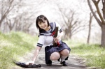 bookbag kneesocks koike_yui pleated_skirt sailor_uniform school_uniform skirt rating:Safe score:0 user:nil!