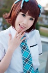 amami_haruka blouse cosplay hair_ribbons idolmaster kyouka school_uniform tie rating:Safe score:0 user:pixymisa