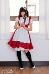 apron blouse chihane cosplay hairband jumper kneehighs maid maid_uniform original rating:Safe score:0 user:nil!