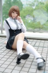 blouse cosplay inu_boku_secret_service jumper kneesocks kotomura_chino pantyhose school_uniform tie wakame rating:Safe score:3 user:nil!
