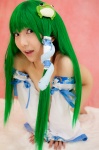 cosplay detached_sleeves green_hair kochiya_sanae lenfried pasties touhou rating:Safe score:0 user:nil!