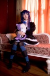 cosplay dress hayase_ami multi-colored_hair pantyhose panty_&_stocking_with_garterbelt plushie stocking_(psg) rating:Safe score:4 user:DarkSSA