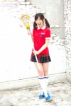 haduki_ran kneesocks lacrosse_stick pleated_skirt polo skirt twintails rating:Safe score:1 user:nil!