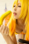 animal_ears blonde_hair cleavage cosplay dress fox_ears na-san na's_tail original rating:Safe score:1 user:nil!