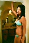 bathroom bikini bitter_sweet cleavage kawamura_yukie mirror swimsuit rating:Safe score:0 user:nil!