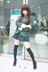 blazer blouse boku_wa_tomodachi_ga_sukunai cosplay hiokichi mikazuki_yozora pleated_skirt school_uniform skirt thighhighs zettai_ryouiki rating:Safe score:7 user:nil!