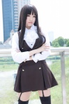 blouse cosplay garter_straps inu_boku_secret_service jumper mizusa shirakiin_ririchiyo thighhighs zettai_ryouiki rating:Safe score:1 user:pixymisa