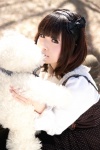 blouse hairband jumper shirayuki_himeno stuffed_animal teddy_bear rating:Safe score:2 user:nil!