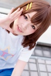 cosplay hair_clip hirasawa_yui kii_anzu k-on! pleated_skirt skirt tshirt rating:Safe score:0 user:pixymisa