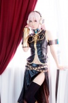 cosplay headset ibara kunoichi megurine_luka pink_hair sleeveless thighhighs vocaloid rating:Safe score:1 user:pixymisa