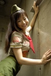 blouse costume garrison_cap kyan_chiaki miniskirt scarf scout scout_uniform skirt rating:Safe score:0 user:nil!
