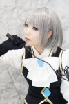 ace_attorney blouse cosplay gloves kaname_ayano karuma_mei purple_eyes silver_hair vest whip rating:Safe score:0 user:pixymisa