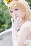 bra cosplay elbow_gloves flowers gloves hair_clips headdress kagamine_rin lingerie necklace nepachi vocaloid rating:Safe score:0 user:pixymisa