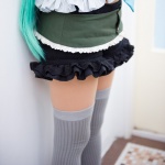 aqua_hair bloomers blouse cosplay hatsune_miku miniskirt skirt suspenders tagme_model thighhighs twintails vocaloid rating:Safe score:4 user:nil!