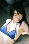 beach bikini_top cleavage colour_field hata_mizuho swimsuit rating:Safe score:1 user:nil!
