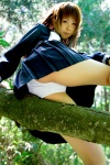 ass cosplay dead_or_alive kasumi_(doa) kneesocks kunoichi panties pleated_skirt sailor_uniform school_uniform skirt tachibana_minami rating:Safe score:4 user:nil!