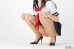 costume high_heels naked-art_479 panties pantyhose pleated_skirt sailor_uniform school_uniform skirt tagme_model rating:Safe score:1 user:mock