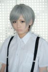 aka_(morimori) cosplay crossplay dress_shirt original silver_hair suspenders rating:Safe score:1 user:nil!