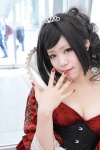 alice_in_wonderland cleavage corset cosplay dress queen_of_hearts_(wonderland) shimotsuki_sato tiara rating:Safe score:0 user:pixymisa