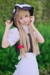apron blonde_hair blouse braid cosplay jumper kiri_(ii) kirisame_marisa touhou witch_hat rating:Safe score:1 user:nil!