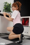 ass blouse fujisaki_yue miniskirt pantyhose ponytail rq-star_408 skirt vest rating:Safe score:1 user:nil!